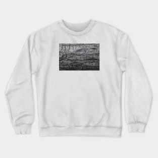 Charred wood texture Crewneck Sweatshirt